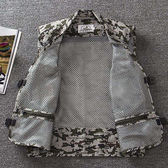 Grandwish Mens Large Size M-3XL Casual Vest Male Multi-Pocket Fashion Waistcoats Men Sleeveless High Quality Vests Jackets,DA749