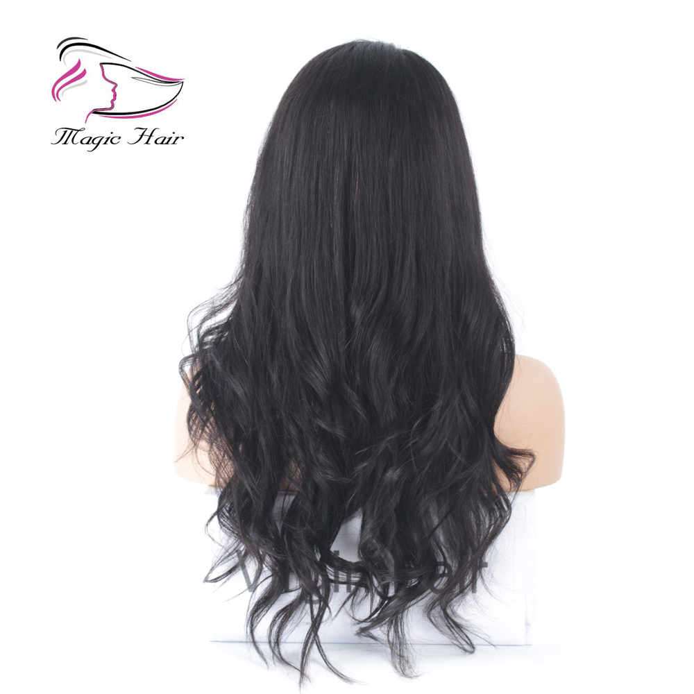 Evermagic Lace Front Human Hair Wigs For Charming Womem Beautiful Hairstyle Brazilian Virgin Hair Body Wave 8-22inch Natural Color