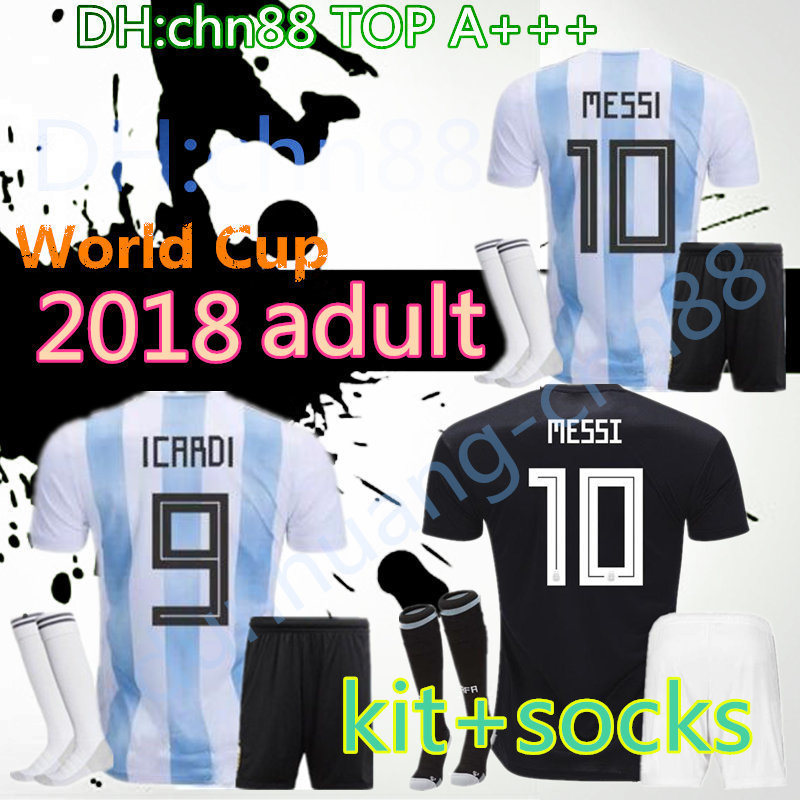 2018 Argentina Home Messi DYBALA DI MARIA World Cup Soccer Jerseys 17 18 Argentine ICARDI AGUERO MUSACCHIO socks kits Football 2017 Shirts, Away
2018 Argentina Home Messi DYBALA DI MARIA World Cup Soccer Jerseys 17 18 Argentine ICARDI AGUERO MUSACCHIO socks kits Football 2017 Shirts, Away