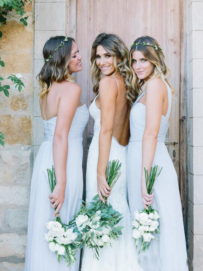 Cheap Long Chiffon Bridesmaid Dresses New 5 Mixed Styles Floor Length Elegant Garden Bridesmaid Gowns for Weddings Prom Party Dress