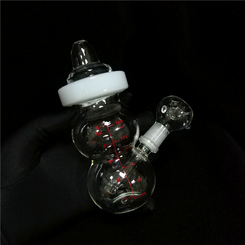 Mini Baby Bottle Glass Bongs Water Pipes Mini Bong Water Bongs With 14mm FeMale Glass Bowl
Mini Baby Bottle Glass Bongs Water Pipes Mini Bong Water Bongs With 14mm FeMale Glass Bowl
