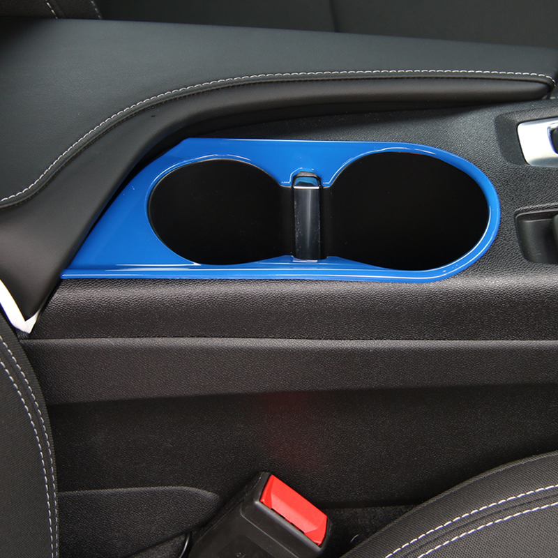 ABS Front Cup Holder Cover Decoration Accessories For Chevrolet Camaro Up Car Styling Interior Accessories