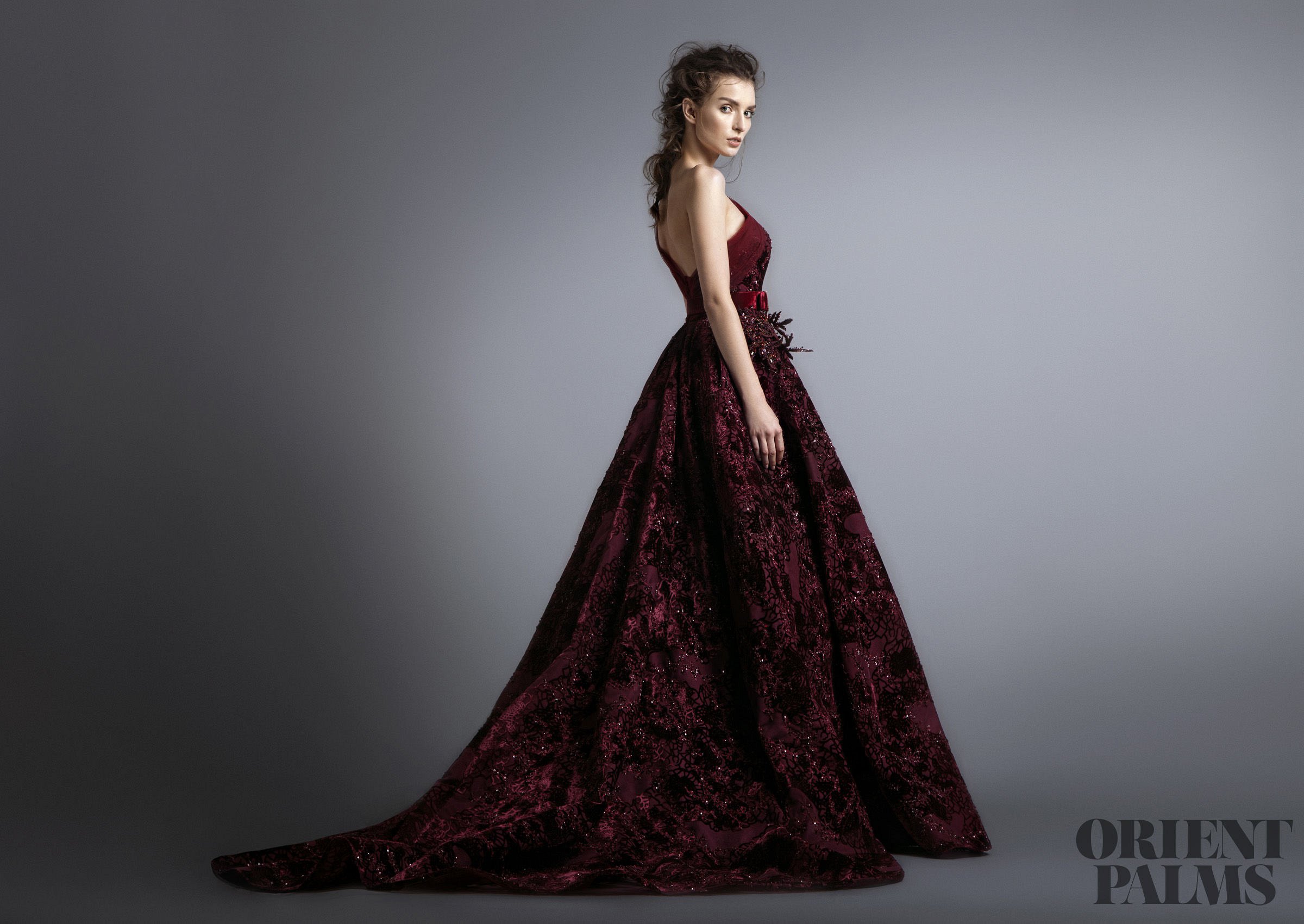 Burgundy Evening Dresses One Shoulder Velvet Lace Appliqued Beaded Sequins A Line Prom Dress Custom Made Luxury Formal Party Gowns
