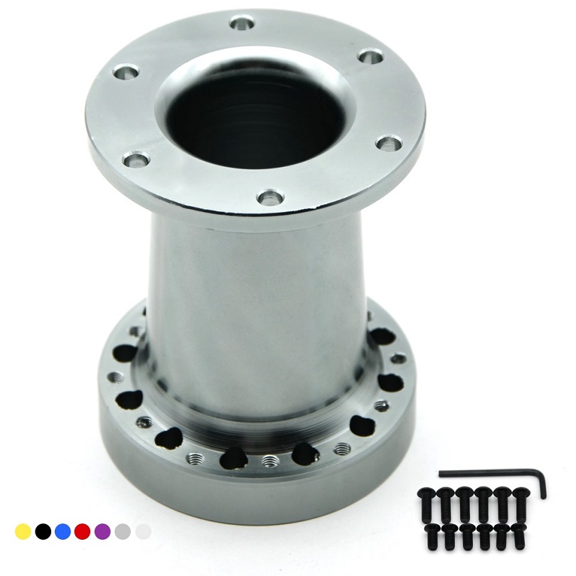 Universal Steering Wheel Hub Spacer 101MM Steering Wheel Hub Boss Kit Adapter Spacer