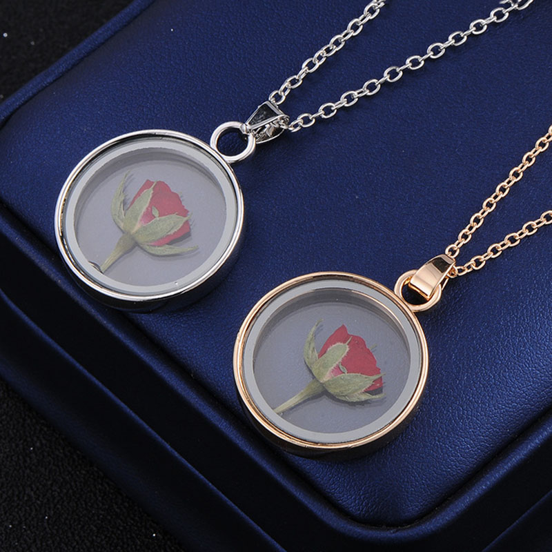 Dried Flower Necklace Rose Lockets pendant necklaces Women Fashion jewelry Gifts Will and Sandy
Dried Flower Necklace Rose Lockets pendant necklaces Women Fashion jewelry Gifts Will and Sandy