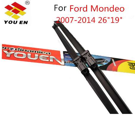 YOUEN Wiper Blades For Ford Mondeo Mk4 2007 2008 2009 2010 2011-2014 26"&19" Soft Rubber Car Windshield Wipers Car Accessories
YOUEN Wiper Blades For Ford Mondeo Mk4 2007 2008 2009 2010 2011-2014 26"&19" Soft Rubber Car Windshield Wipers Car Accessories