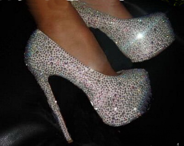 Fashion Women Pumps Brand Red Rottom Shoes Rhinestone High Heels Sexy Crystal Platform Pumps Women Wedding Party Shoes 160mm/140mm size35-45, Color 1
Fashion Women Pumps Brand Red Rottom Shoes Rhinestone High Heels Sexy Crystal Platform Pumps Women Wedding Party Shoes 160mm/140mm size35-45, Color 1