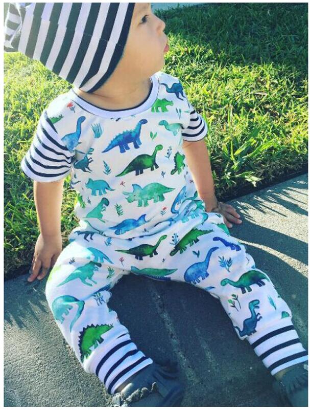 Boy Spring Dinosaur Rompers Baby Boy Striped Short Sleeve Jumpsuit Kids Spring Onepiece Baby Clothes CNU 006, As picture
Boy Spring Dinosaur Rompers Baby Boy Striped Short Sleeve Jumpsuit Kids Spring Onepiece Baby Clothes CNU 006, As picture