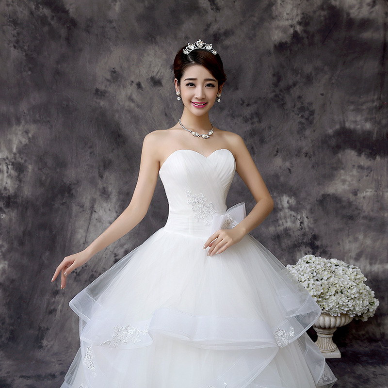 2018 New Korean Style Handmade Wedding Gown Bridal Wedding dress White Princess Bride Wedding Frocks
2018 New Korean Style Handmade Wedding Gown Bridal Wedding dress White Princess Bride Wedding Frocks