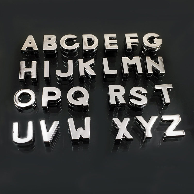 130PCs 8MM Smooth Face A-Z Alphabet Slide Letters Charms DIY accessory Fit Wristband Pet Dog Name Collars Belts, Bronze;silver
130PCs 8MM Smooth Face A-Z Alphabet Slide Letters Charms DIY accessory Fit Wristband Pet Dog Name Collars Belts, Bronze;silver