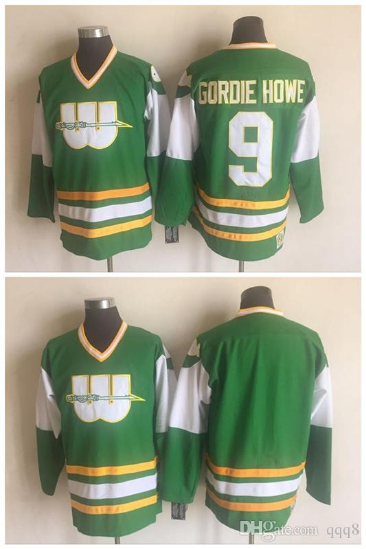 Hartford Whalers Jersey 9 Gordie Howe Green 100% Stitched CCM Vintage Hockey Jerseys, Ivory
Hartford Whalers Jersey 9 Gordie Howe Green 100% Stitched CCM Vintage Hockey Jerseys, Ivory