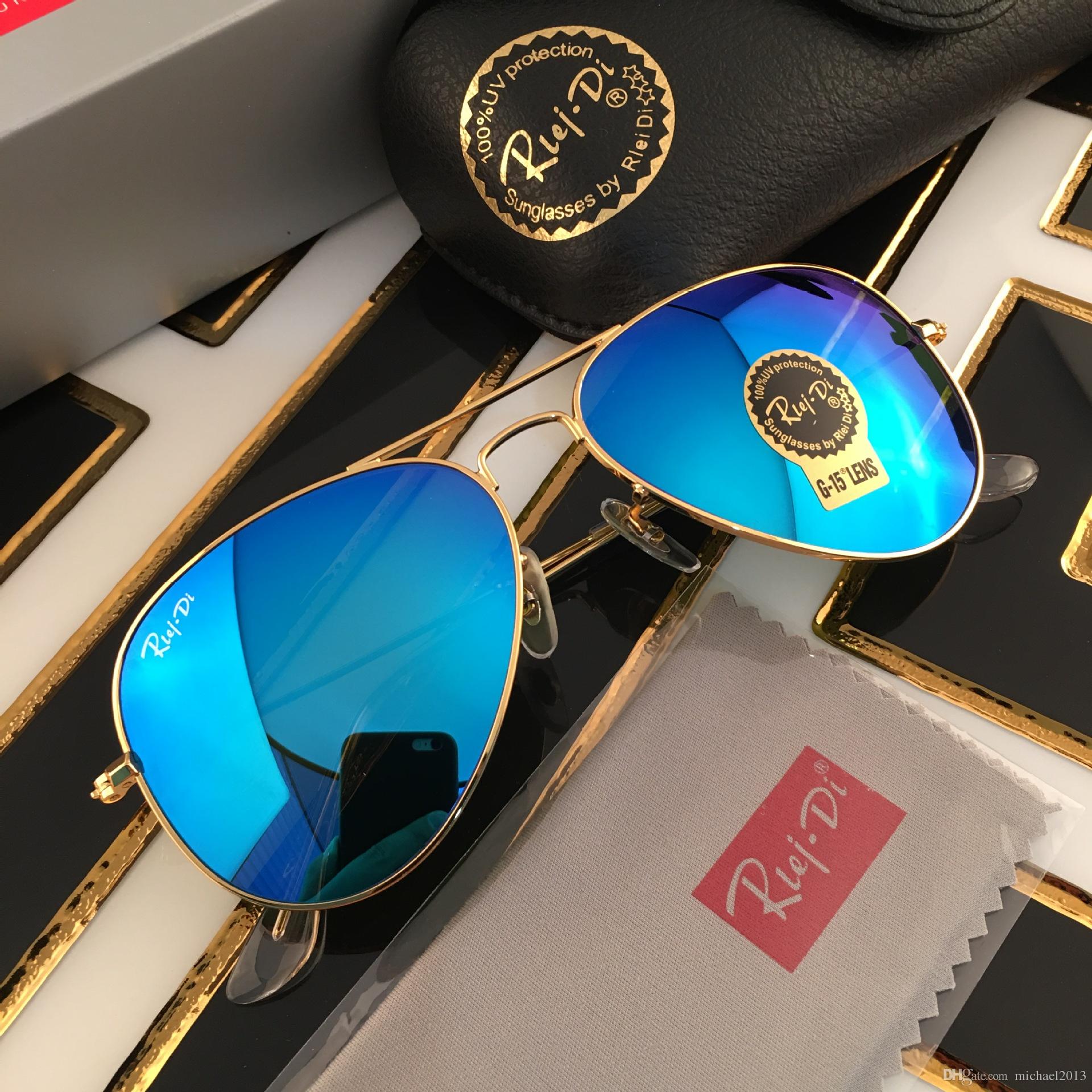 Brand Aviation Sunglasses for Men Women Top Quality Glass Lens Metal Frame UV400 Protection Driving Designer Shades Gafas de sol 58mm 62mm with Original Box Case
Brand Aviation Sunglasses for Men Women Top Quality Glass Lens Metal Frame UV400 Protection Driving Designer Shades Gafas de sol 58mm 62mm with Original Box Case