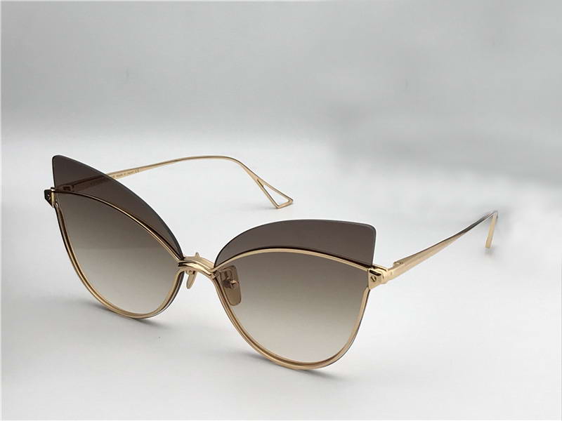 Womens Nightbird-One Cat Eye Sunglasses Gold/Brown 66mm Sonnenbrille Rimless cateye sunglasses glasses New with box
Womens Nightbird-One Cat Eye Sunglasses Gold/Brown 66mm Sonnenbrille Rimless cateye sunglasses glasses New with box