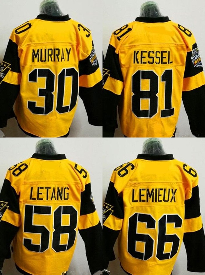 Factory Outlet Mens #30 Matt Murray #58 Kris Letang #66 Lemieux #81Phil Kessel yellow 2017 stadium series hockey jersey, Black;red
Factory Outlet Mens #30 Matt Murray #58 Kris Letang #66 Lemieux #81Phil Kessel yellow 2017 stadium series hockey jersey, Black;red