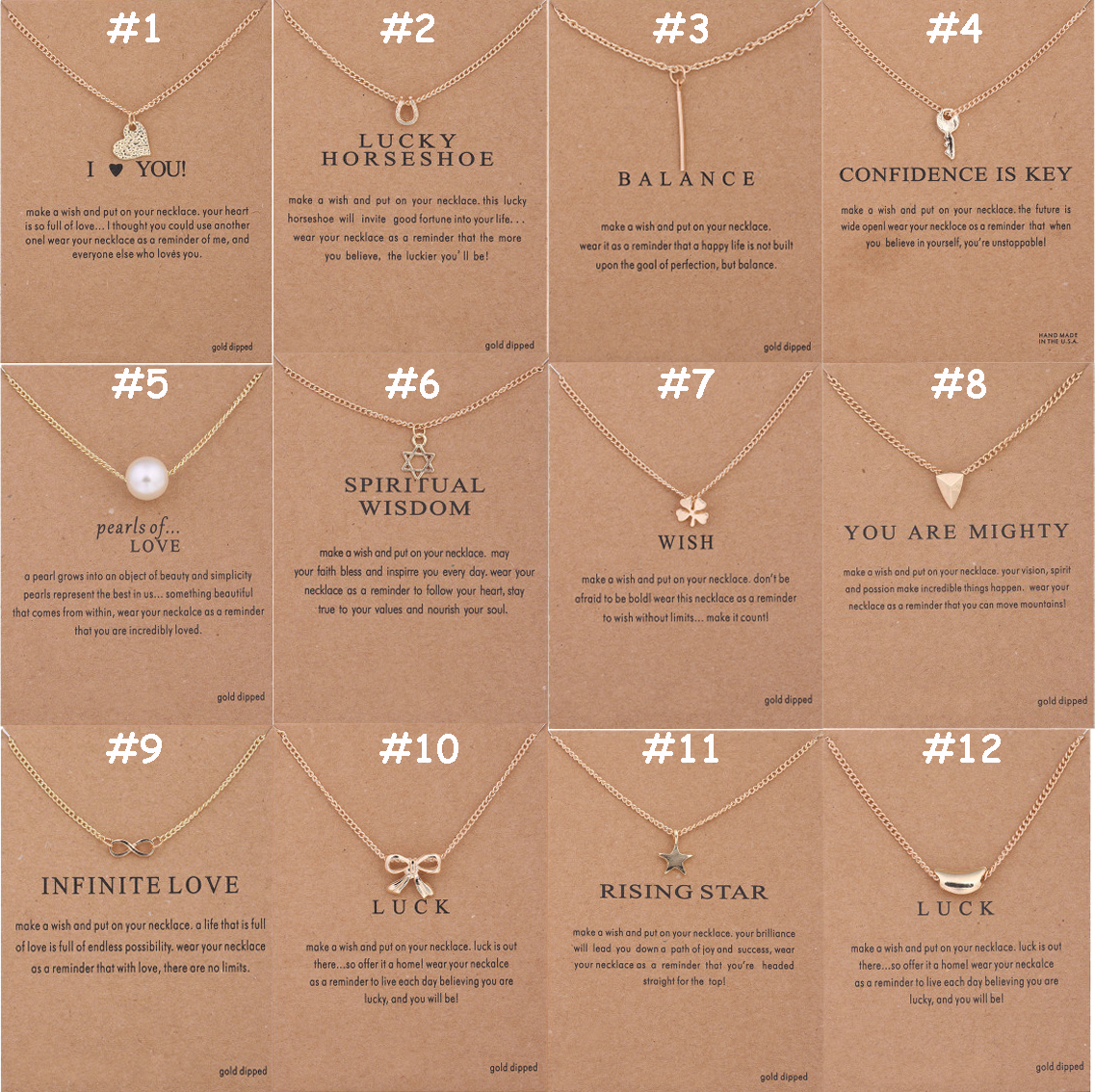 136 Designs Dogeared Jewelry Chokers Necklaces With Card Gold Silver Plated Pendant Necklace Little Gift for Friends Families Promotion Gift
136 Designs Dogeared Jewelry Chokers Necklaces With Card Gold Silver Plated Pendant Necklace Little Gift for Friends Families Promotion Gift