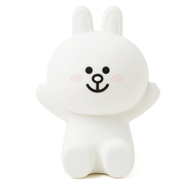 Lovely Bunny Bear Led Night Light USB Cute Bear Soft Lamps Silicone For Baby Kids Bedroom Decor Novelty Gift Drop With Box