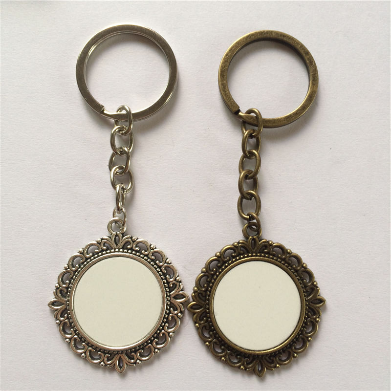 thermal transfer printing key chains for sublimation fashion restore ancient Lace key chain jewelry customize diy keyring A1170, Silver
thermal transfer printing key chains for sublimation fashion restore ancient Lace key chain jewelry customize diy keyring A1170, Silver