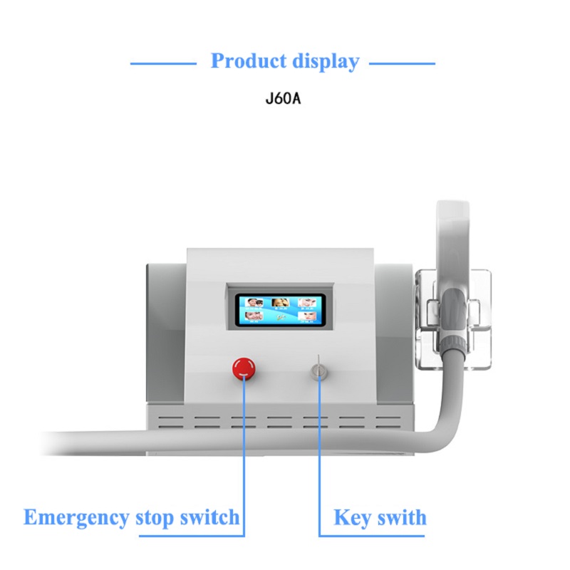 Q Switch Spa Salon Use 532nm 1064nm 1320nm Nd Yag Portable Laser Machine Tattoo Removal Pigment Reduction Skin Rejuvenation Spot Remover