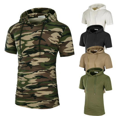 Men Longlines T Shirt Solid Camouflage Printed Mens Cotton T Shirts Short Sleeve Hooded Tee Homme High Street Wear, White
Men Longlines T Shirt Solid Camouflage Printed Mens Cotton T Shirts Short Sleeve Hooded Tee Homme High Street Wear, White