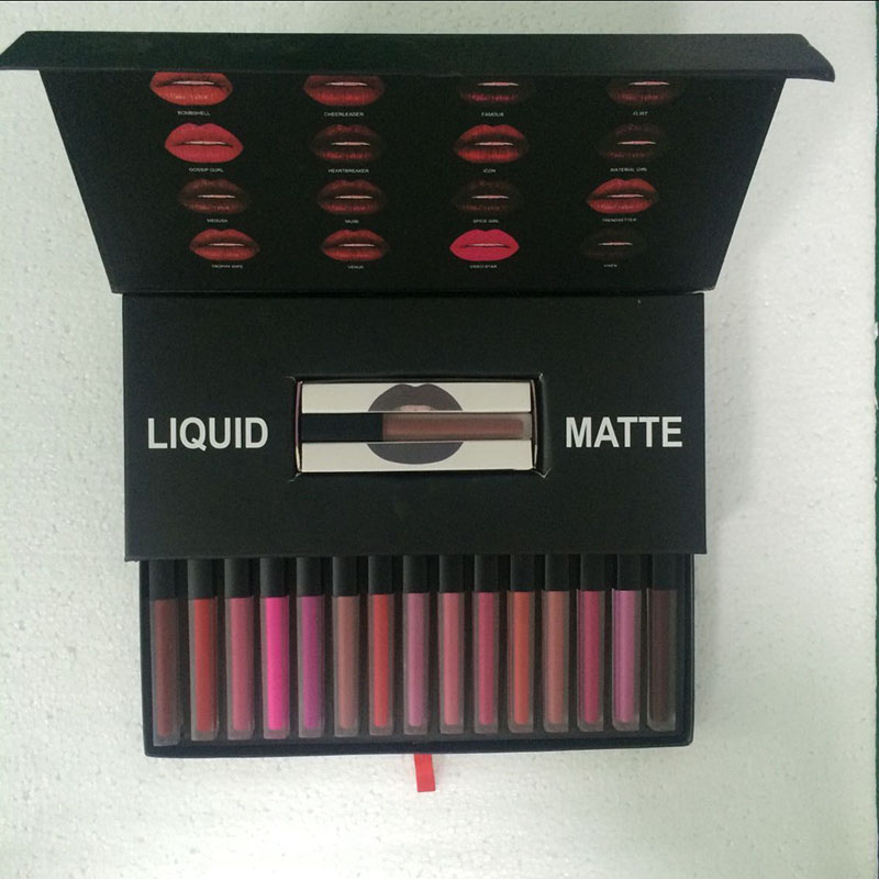 16 Colors Matt Lip Gloss Set Beauty Liquid lipstick Make up Waterproof Long Lasting Lipgloss 16pcs/set, Mixed color
16 Colors Matt Lip Gloss Set Beauty Liquid lipstick Make up Waterproof Long Lasting Lipgloss 16pcs/set, Mixed color