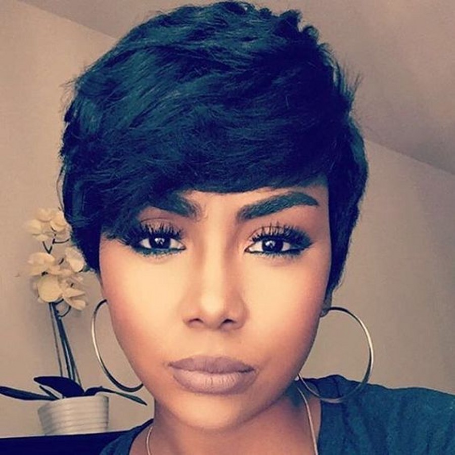 Hotselling Short Bob Wigs For Black Women natural wave Wig 4inch 100% Human Hair full lace front Wigs