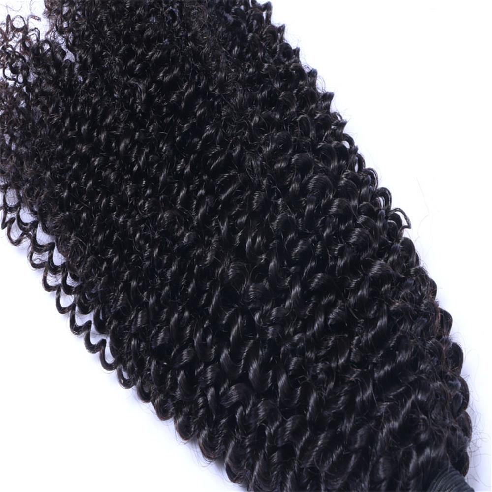 9A High Quality Cuticle Aligned Hair Peruvian Kinky Curly Remy Hair 3 Bundles Brazilian Raw Virgin Indian Hair Extensions