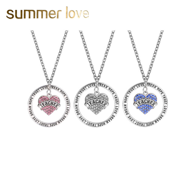 faith jewelry dream hope trust pendant necklace women pink white crystal rhinestone heart necklace teachers gifts wholesale
faith jewelry dream hope trust pendant necklace women pink white crystal rhinestone heart necklace teachers gifts wholesale