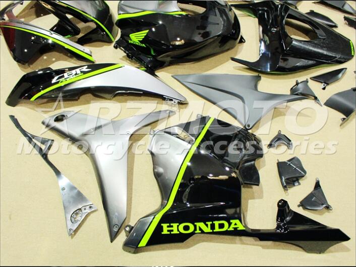 Motorcycle Fairing kit for HONDA CBR600RR F5 09 12 CBR 600RR 2009 2012 cbr600rr ABS hot Black Gray Fairings set+3gifts H61