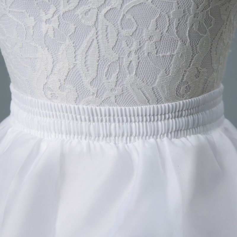 White Bridal Petticoats Long Wedding Accessories Bridal Petticoast Elastic Waist High Quality