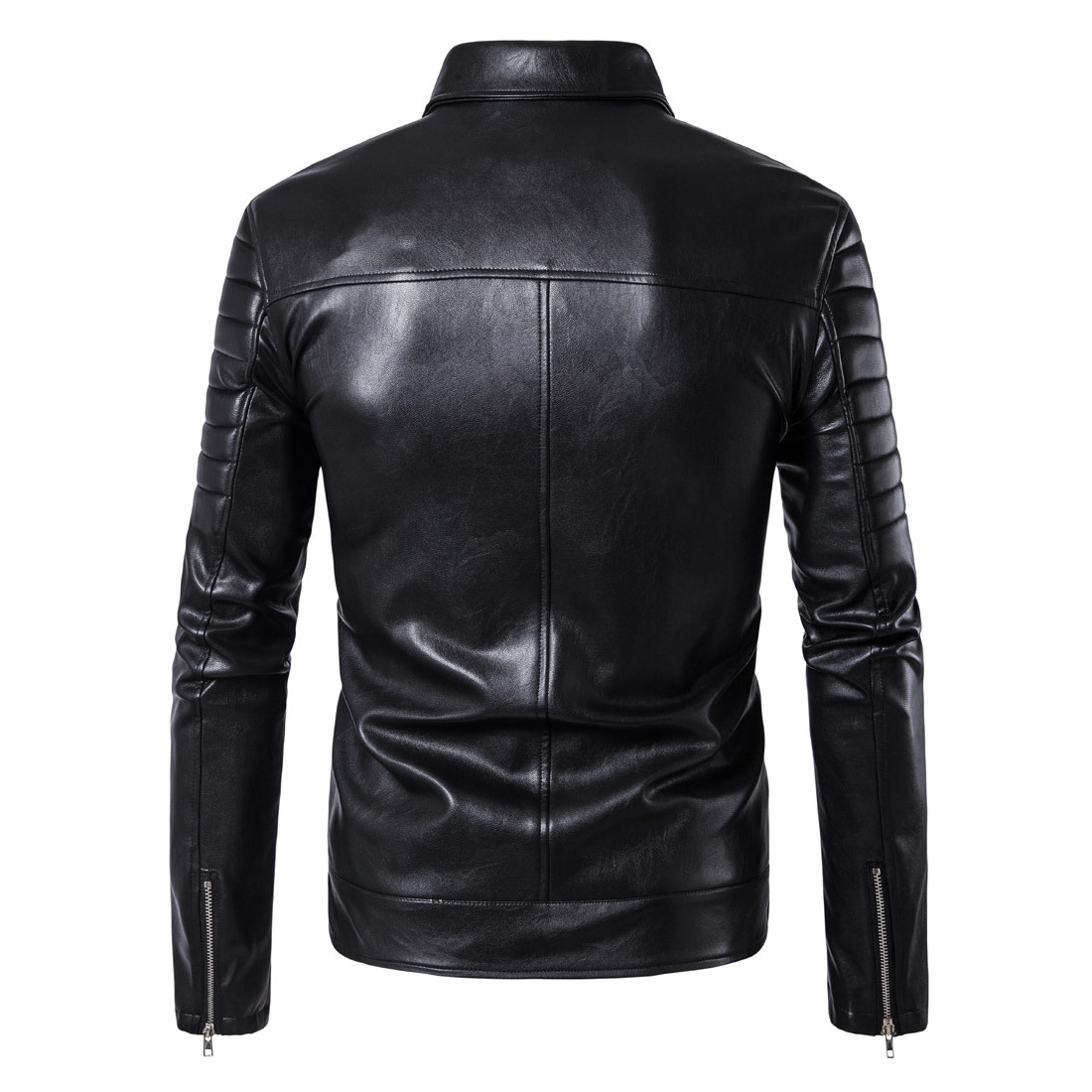 Whole motorcycle rider jacket mens leather jacket man039s genuine cowhide embroidery skull leather jacket slim coat