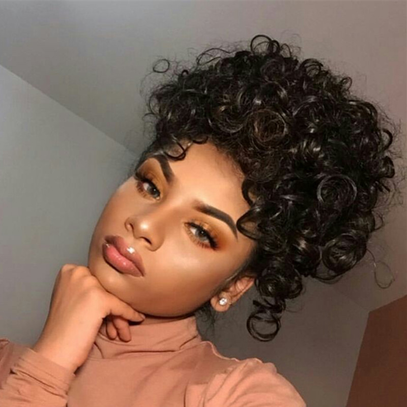 Short human hair ponytail 10-16inch clip in high afro kinky curly hair drawstring ponytail hair extension for black women
Short human hair ponytail 10-16inch clip in high afro kinky curly hair drawstring ponytail hair extension for black women