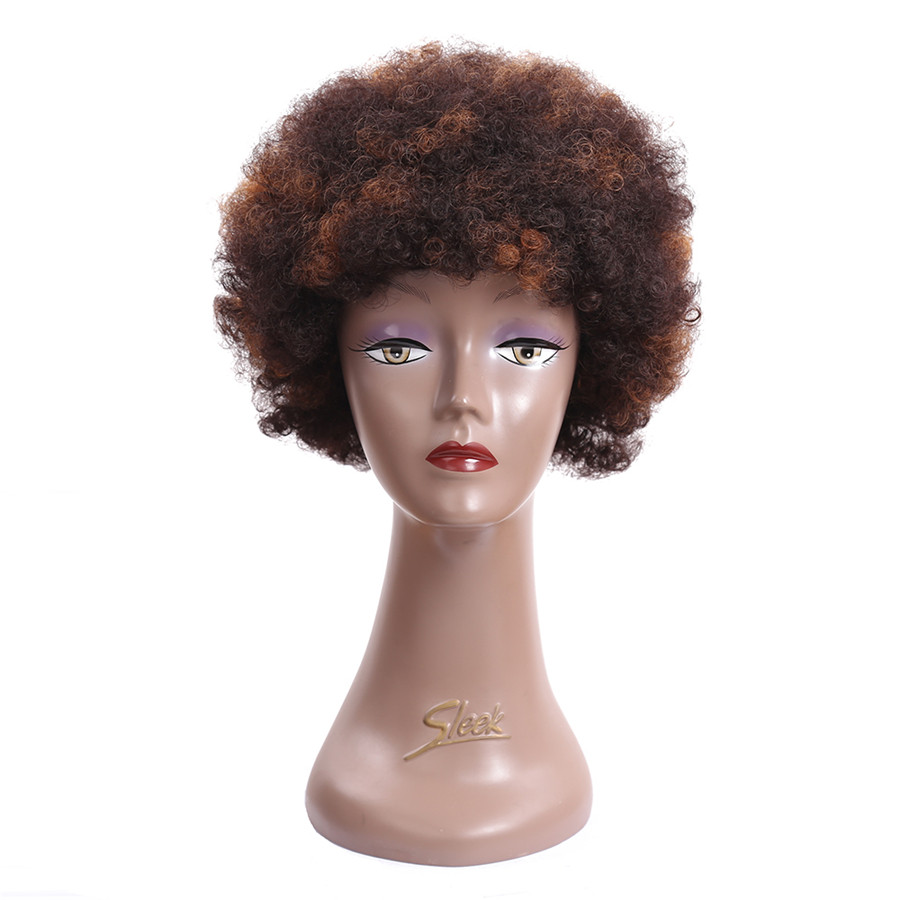 6 inch Kinky Curly Afro Wig Short Wigs for Women Synthetic Hair Low Temperature Fiber Cosplay wigs, P4/27
6 inch Kinky Curly Afro Wig Short Wigs for Women Synthetic Hair Low Temperature Fiber Cosplay wigs, P4/27
