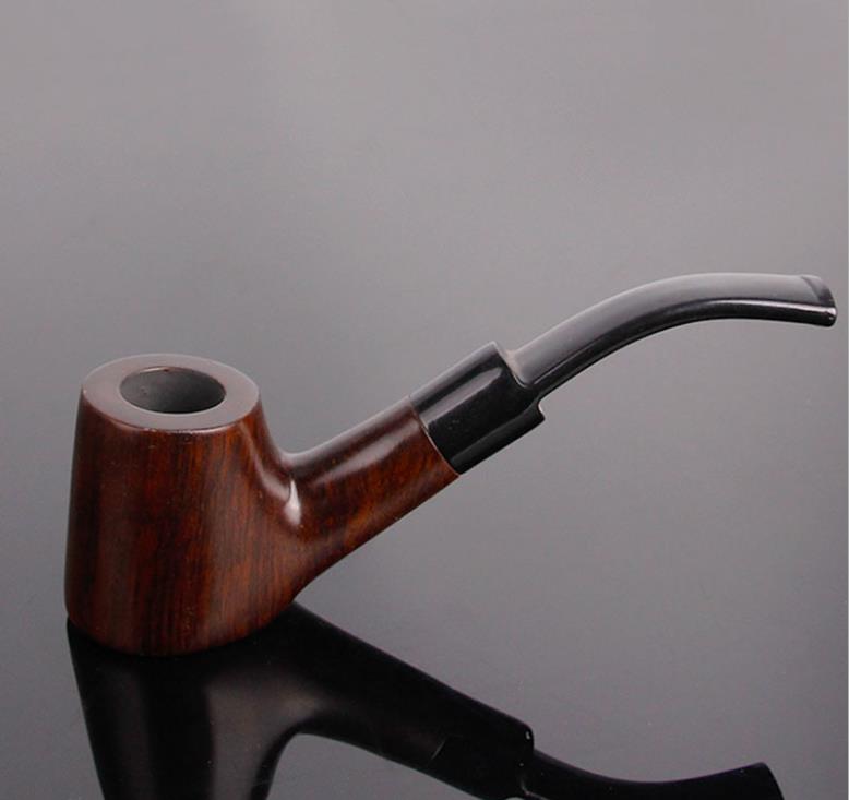 Creative flat bottomed hammer, big pipe, wood, ebony bucket, old-fashioned men portable smoking set.
Creative flat bottomed hammer, big pipe, wood, ebony bucket, old-fashioned men portable smoking set.