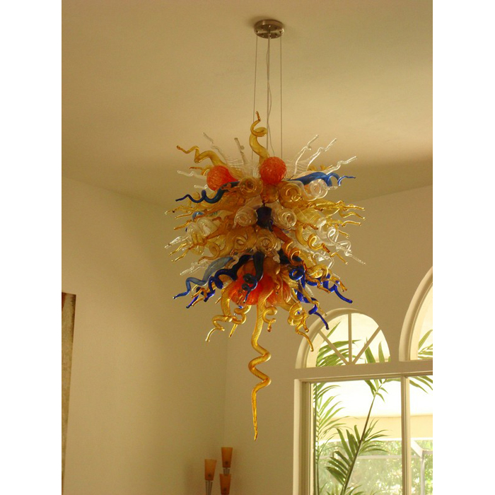 Foyer Villa Decor Hand Blown Colorful Glass Chandelier Modern Art Deco LED Ceiling Decorative Hanging Chain Designed Chandelier from China
Foyer Villa Decor Hand Blown Colorful Glass Chandelier Modern Art Deco LED Ceiling Decorative Hanging Chain Designed Chandelier from China