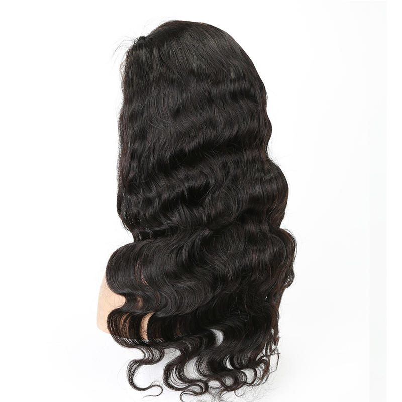 Brazilian/indian body wave human Hair Silk Base Lace Front Wigs Adjustable Pre Plucked Glueless Wigs Black Women Wholesale