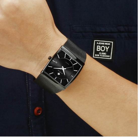 New WWOOR Top Men Square Waterproof Sport Watches Men's Quartz Steel Wrist Watch Male Black Clock relogio masculino, Other
New WWOOR Top Men Square Waterproof Sport Watches Men's Quartz Steel Wrist Watch Male Black Clock relogio masculino, Other