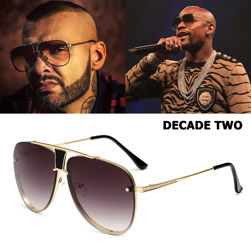 JackJad Fashion 20th Anniversary Edition DECADE TWO Sunglasses Mayweather Style Brand Design Aviation Sun Glasses
JackJad Fashion 20th Anniversary Edition DECADE TWO Sunglasses Mayweather Style Brand Design Aviation Sun Glasses