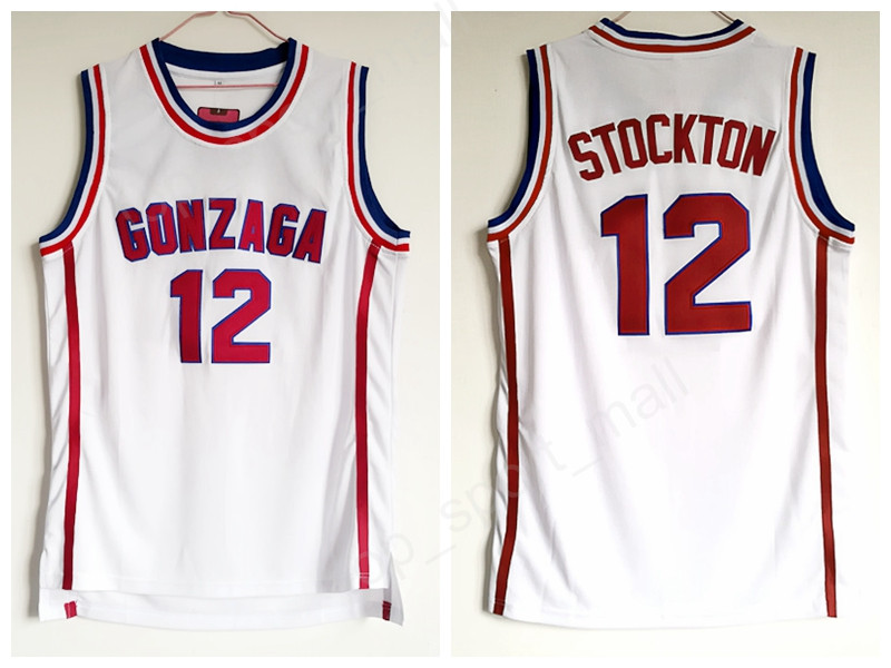 Gonzaga Bulldogs Basketball 12 John Stockton Jersey High School Team White Color Stockton Bulldogs Jerseys Sport
Gonzaga Bulldogs Basketball 12 John Stockton Jersey High School Team White Color Stockton Bulldogs Jerseys Sport
