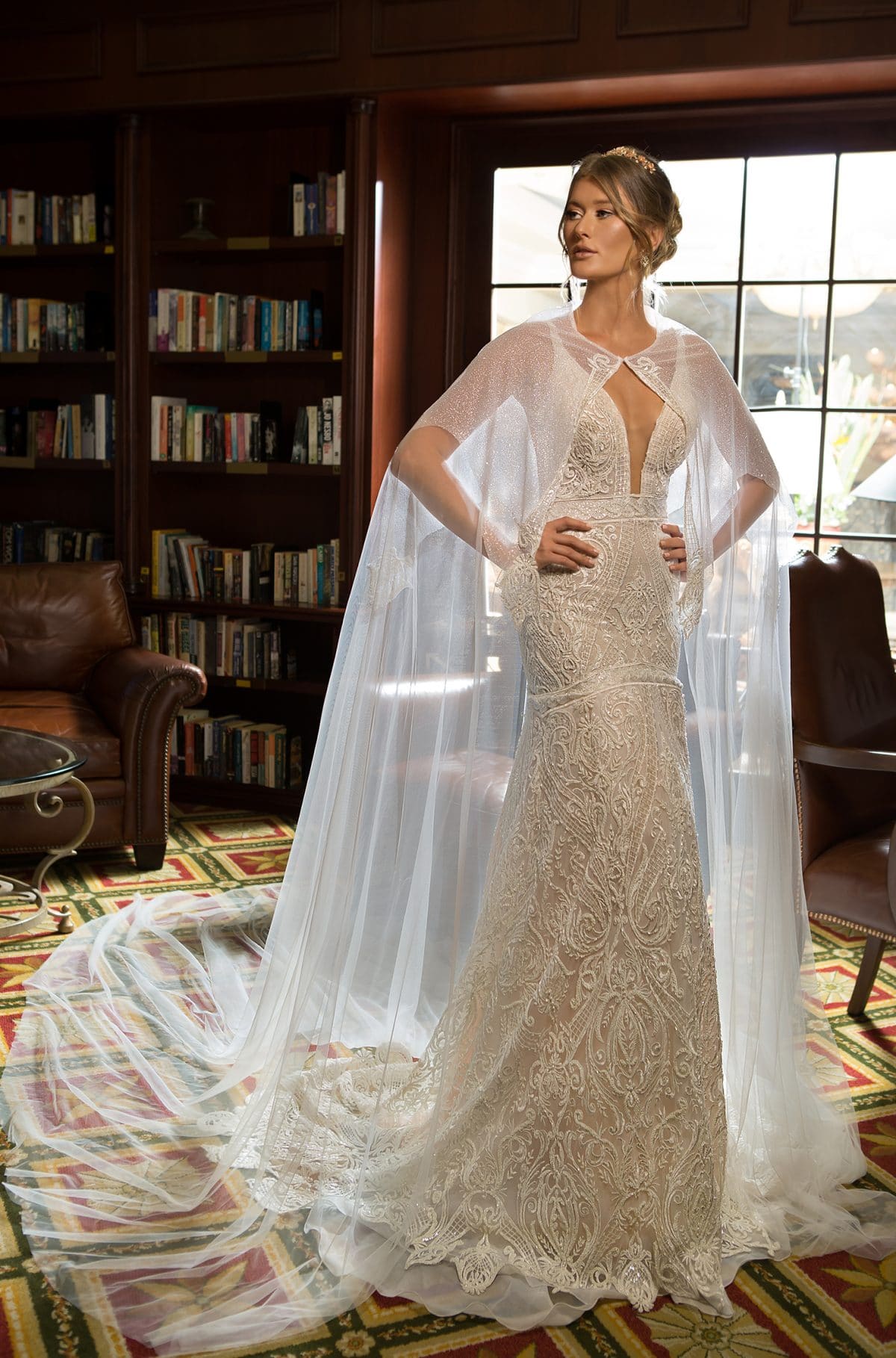 Generous Mermaid Wedding Dresses With Wrap Deep V Neck Lace Applique Sweep Train Backless Sexy Country Wedding Gowns Sequins Plus Size Dress