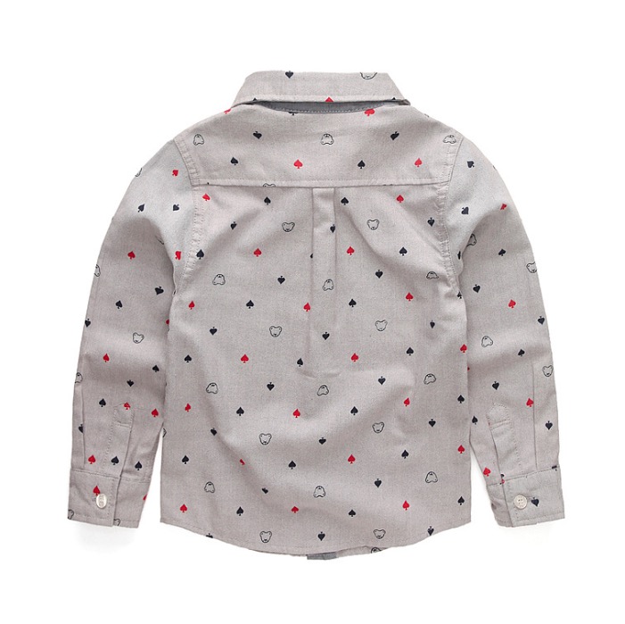 2018 New Children Boys Clothing Set Gentleman Kids Fashion Blouse Trousers Cotton Long Sleeved Clothes Children's School Suit Shirts