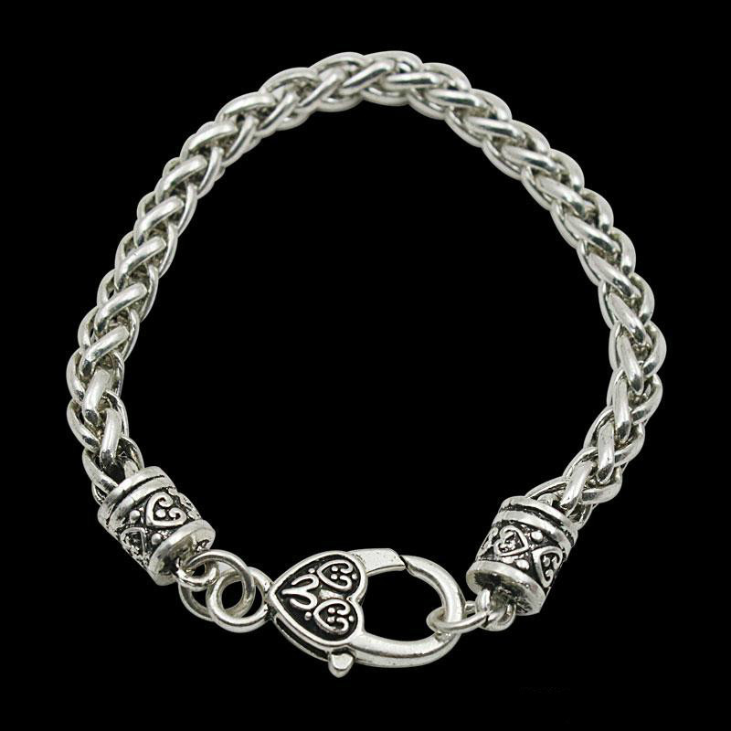Fashion 20cm Vintage Statement Rope Girls Charm Bracelets Twisted Chain Bracelets With Large Heart Lobster Clasp 10pcs/lot FB068 Bracelet
Fashion 20cm Vintage Statement Rope Girls Charm Bracelets Twisted Chain Bracelets With Large Heart Lobster Clasp 10pcs/lot FB068 Bracelet