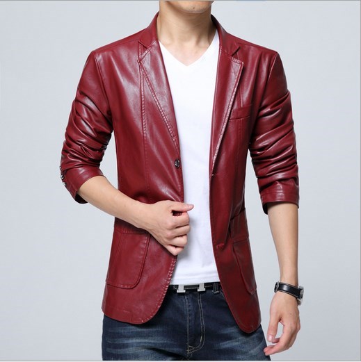Khaki Black Red Suit Style Mens Vintage Slim Fit Leather Blazer Jacket Blouson Cuir Homme Men Soft PU Leather Coat Blazer Male 4XL 5XL 6XL, Brown
Khaki Black Red Suit Style Mens Vintage Slim Fit Leather Blazer Jacket Blouson Cuir Homme Men Soft PU Leather Coat Blazer Male 4XL 5XL 6XL, Brown