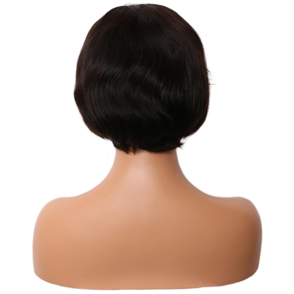 high quality 6 inch Short Bob Wigs Brazilian Virgin Hair natural Straight Lace Front or full lace Human Hair Wigs For Black Women