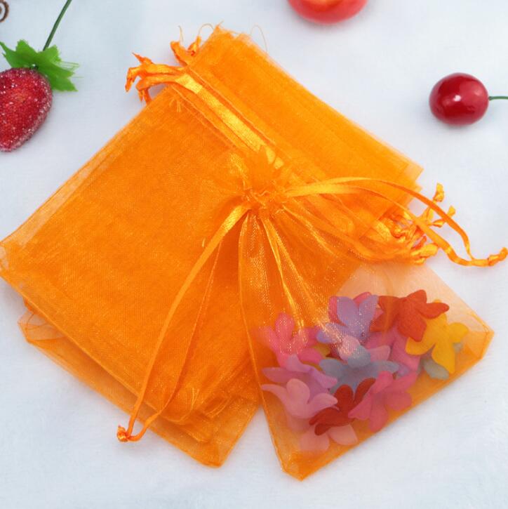 Multi Colors Jewelry Packaging Transparent Gauze Bag Casamento 9x12cm korah Wedding Gift Bags Organza Pouch GA20