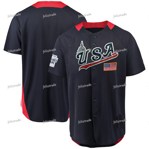 USA 2018 All Star Game Home Run Derby Team Baseball Jersey Double Stiched Logos & Name & Number Customizable For Men Women Youth, As picture
USA 2018 All Star Game Home Run Derby Team Baseball Jersey Double Stiched Logos & Name & Number Customizable For Men Women Youth, As picture