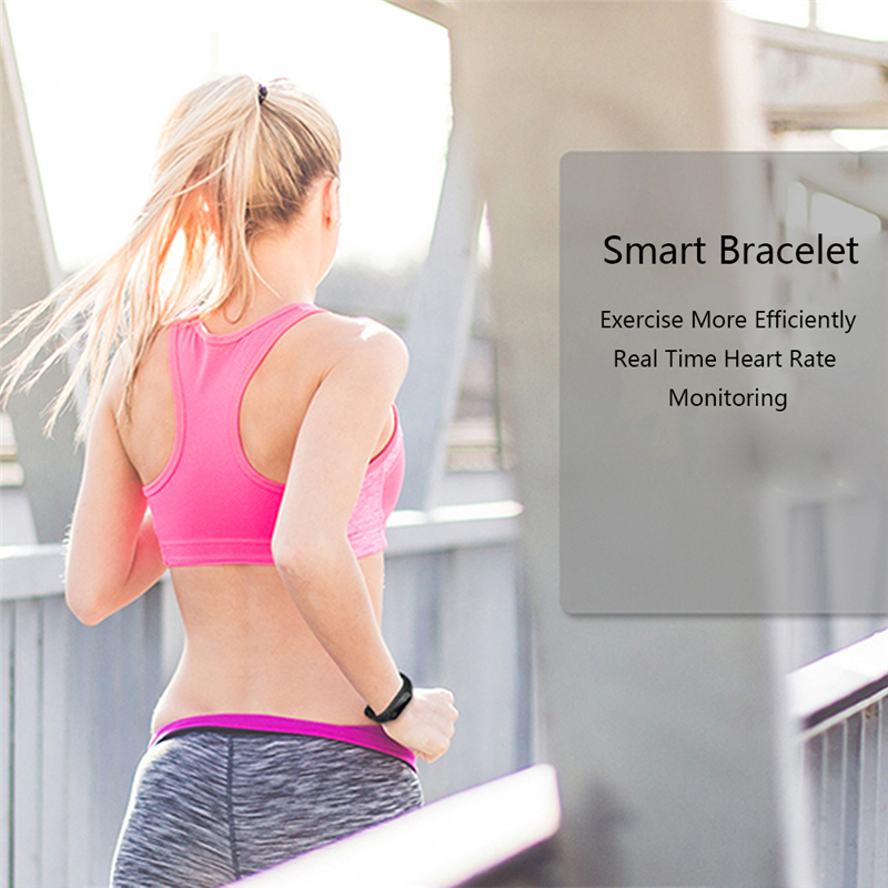 M2 Bracelet Smart Watch Monitor Smartband Health Fiess Band for Android activity tracker Watches with Package free shipping