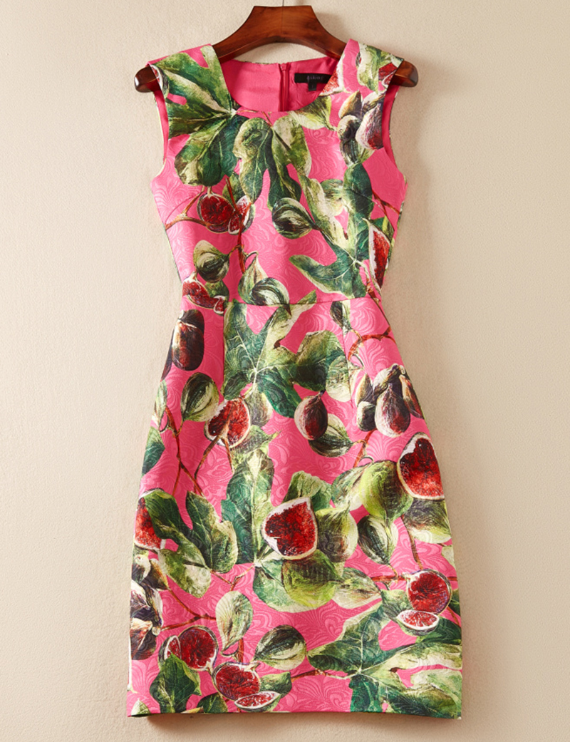 Fashion Flower Print Women Sheath Dress Sleeveless Casual Dresses 09K890, As pictures
Fashion Flower Print Women Sheath Dress Sleeveless Casual Dresses 09K890, As pictures