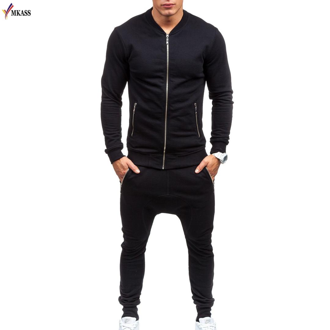2018 Autumn Men's Brand Tracksuits Set Jacket+Pants Thick Sweatsuit 2 Piece Set Sporting Suit Plus Size -3XL Fitness Clothing, Black
2018 Autumn Men's Brand Tracksuits Set Jacket+Pants Thick Sweatsuit 2 Piece Set Sporting Suit Plus Size -3XL Fitness Clothing, Black