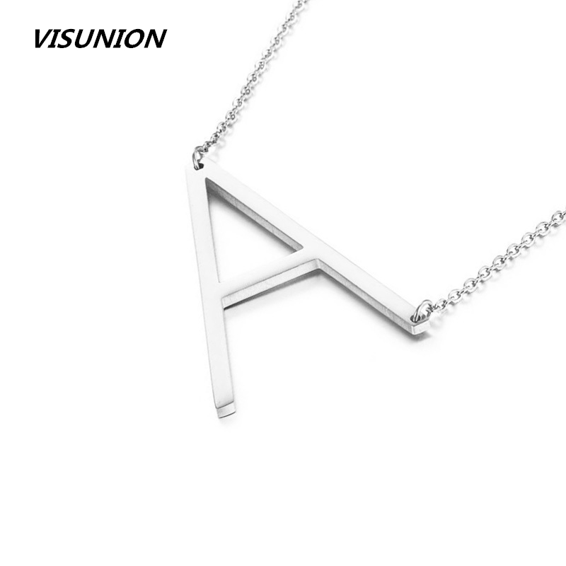 Silver A-Z large Initial Letters Alphabet Personalized Charm Big Letter Script Name Pendant Necklace for Gift
Silver A-Z large Initial Letters Alphabet Personalized Charm Big Letter Script Name Pendant Necklace for Gift