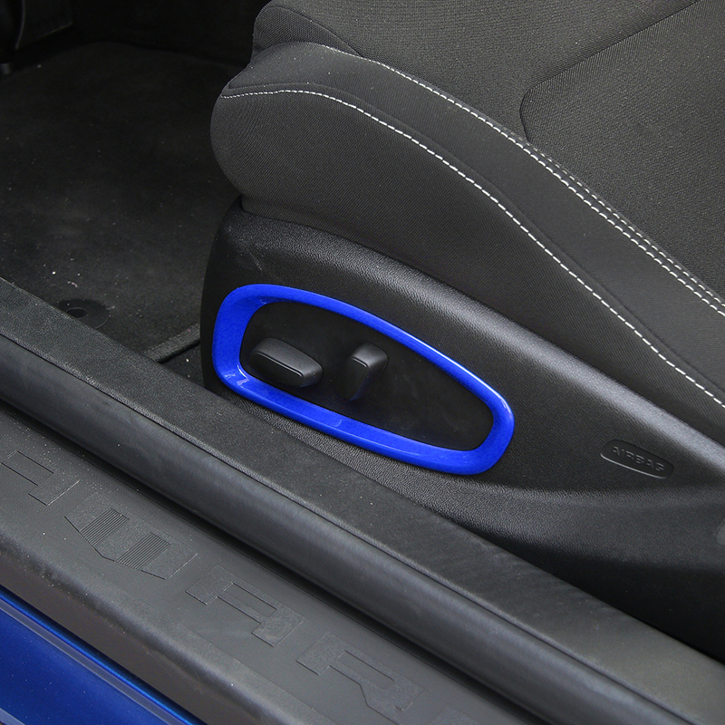 ABS Seat Adjustment Button Ring Decoration Accessories For Chevrolet Camaro 2017 Up Car Styling Interior Accessori